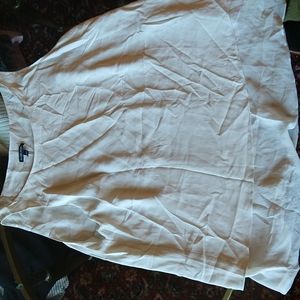 Eileen Fisher two layer silk shell